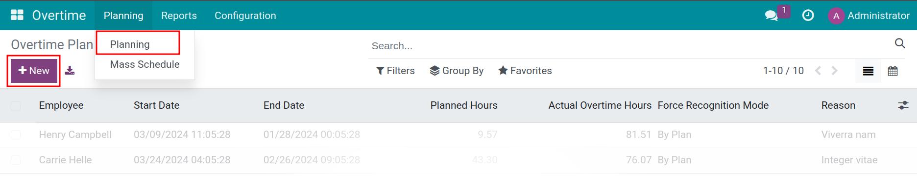 Make Overtime Plans
