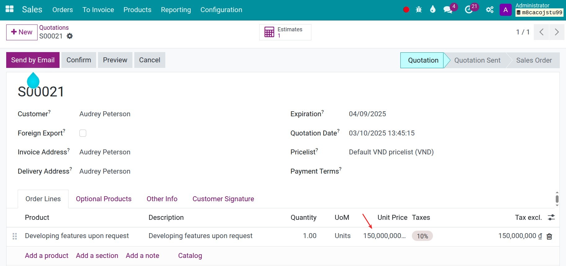 Create estimates