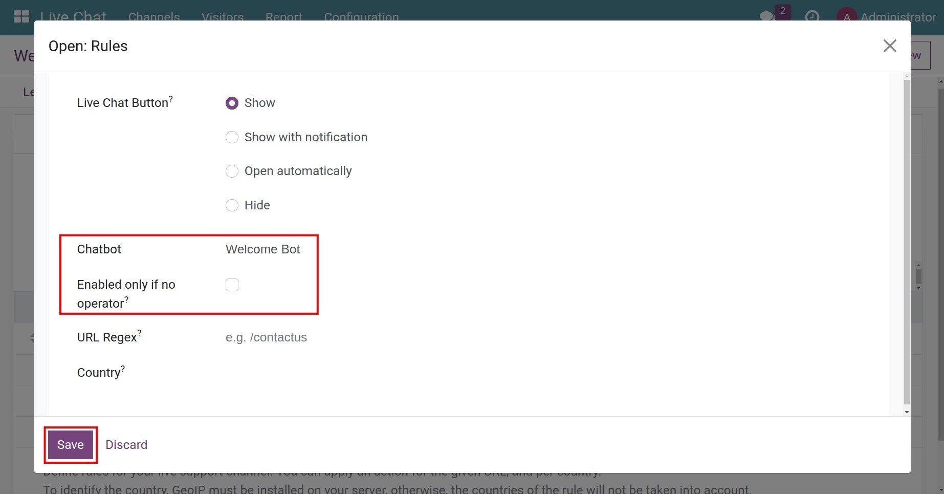 Select a chatbot