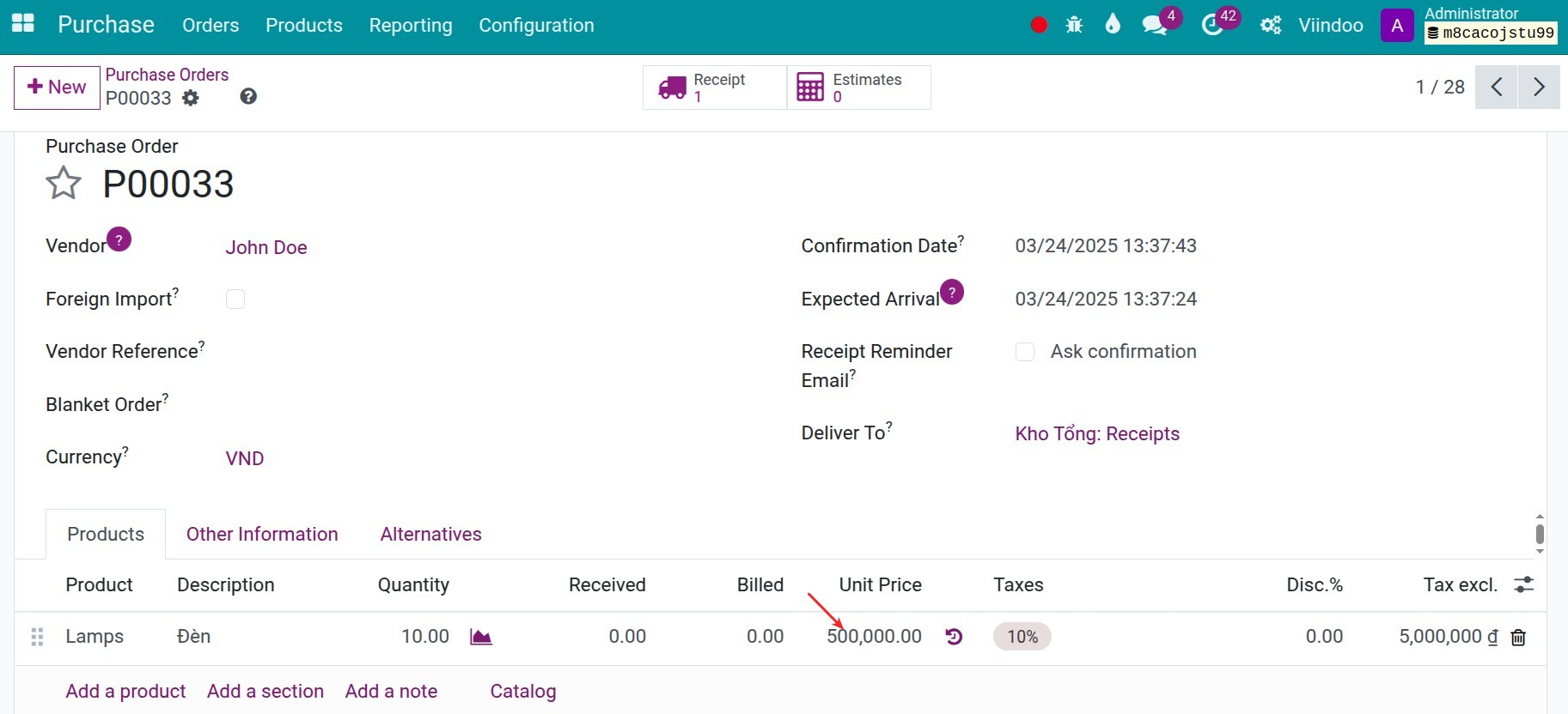Purchase order