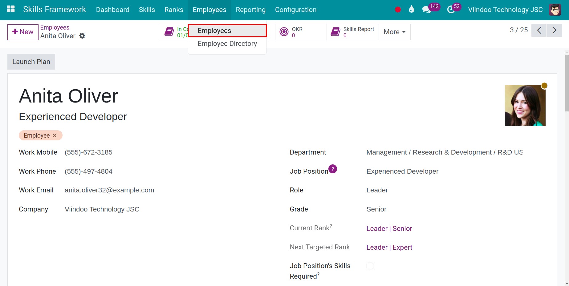 Employee general information