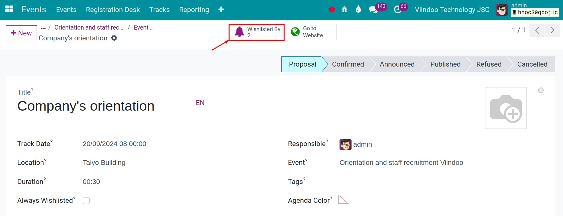 Wishlisted By button
