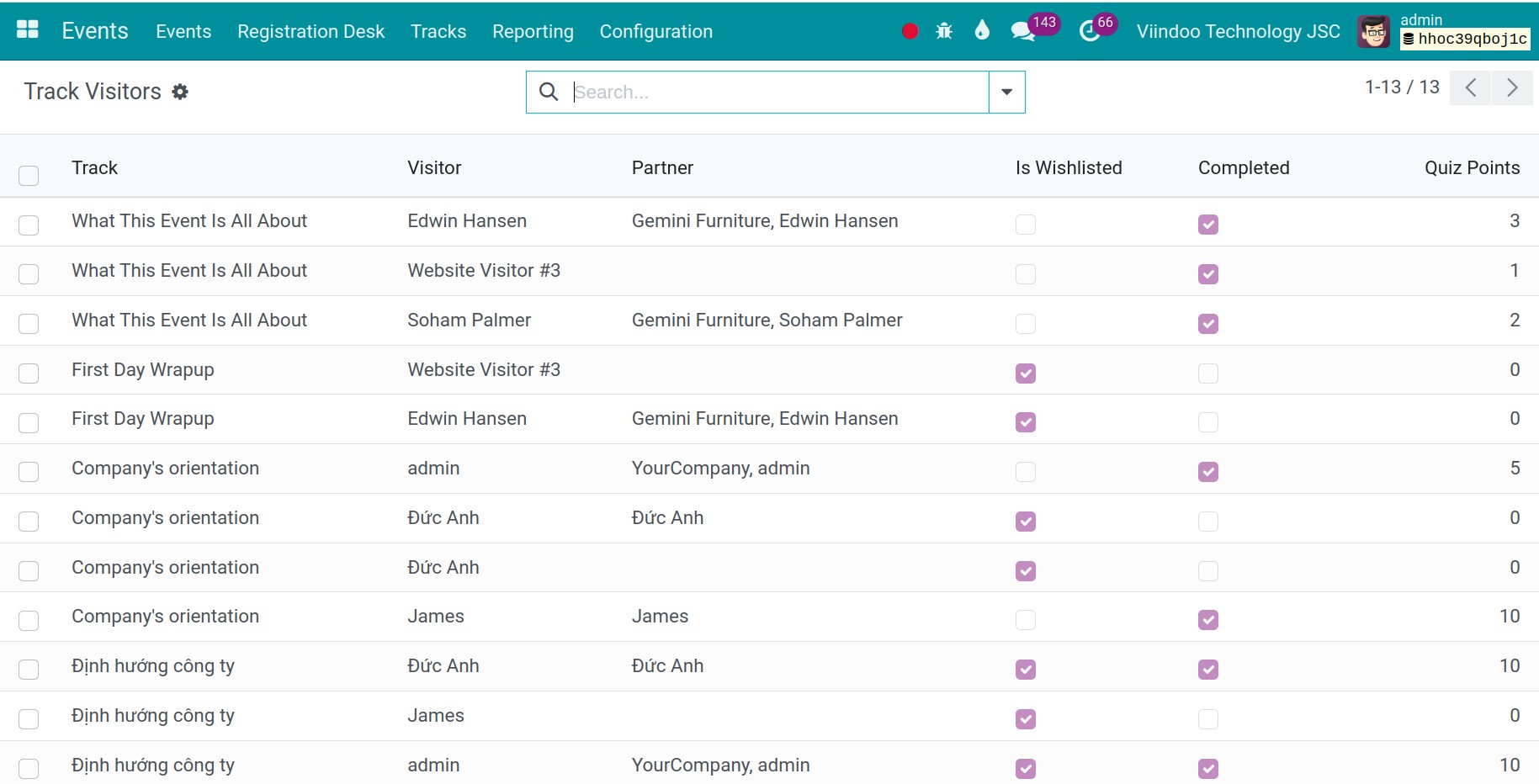 Manage answers