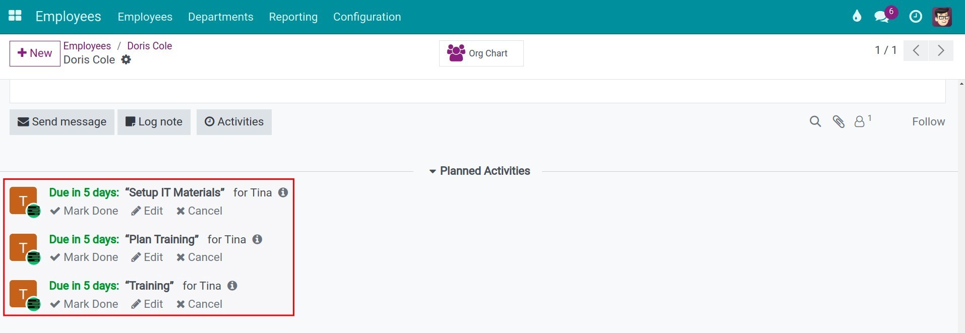 Launching plan employee planning Viindoo