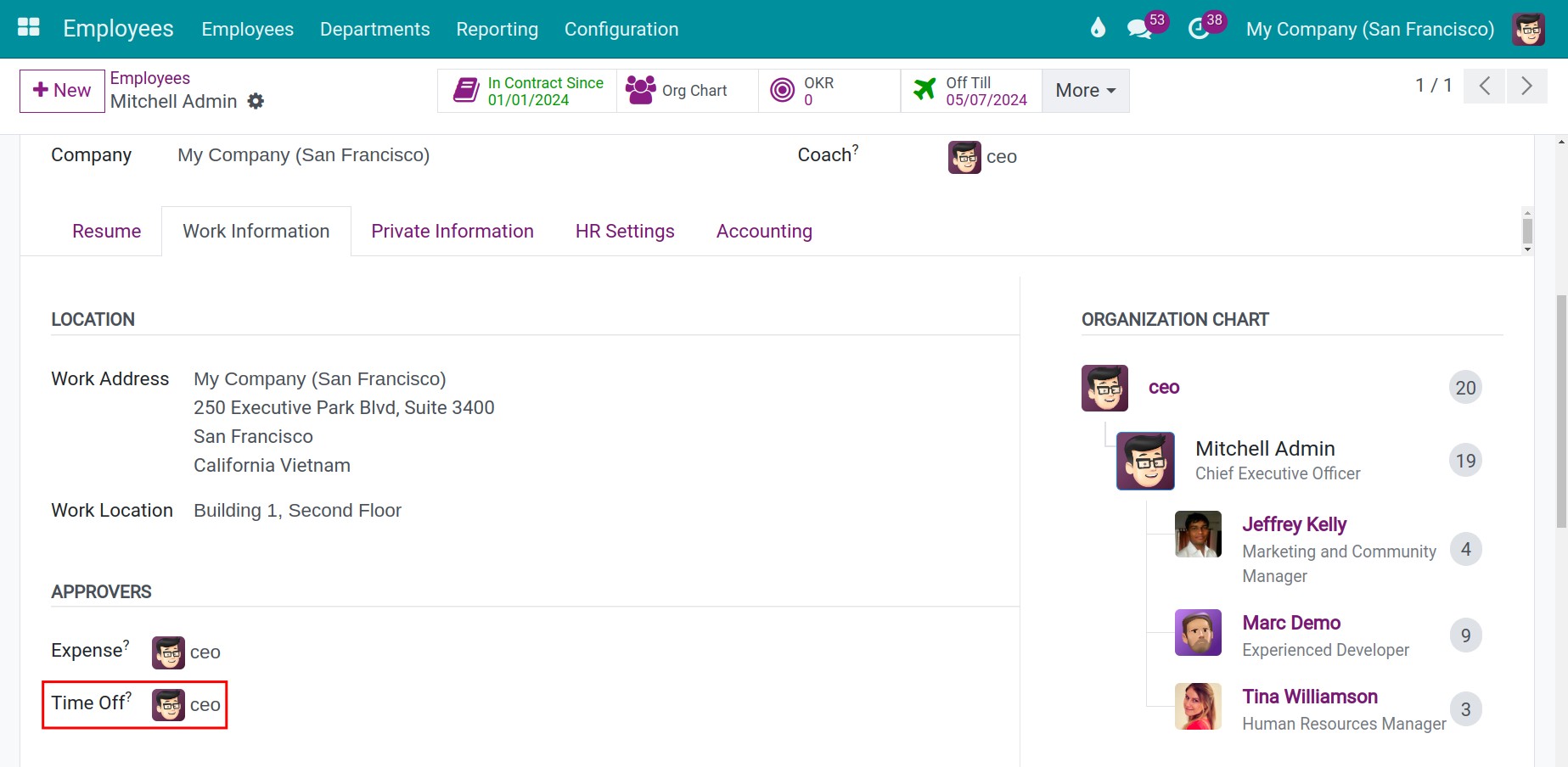Schedule activity for the second approval
