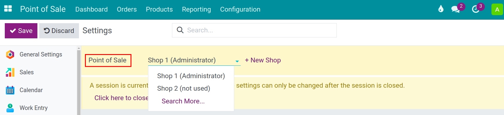 Configure maximum difference for a PoS in Viindoo