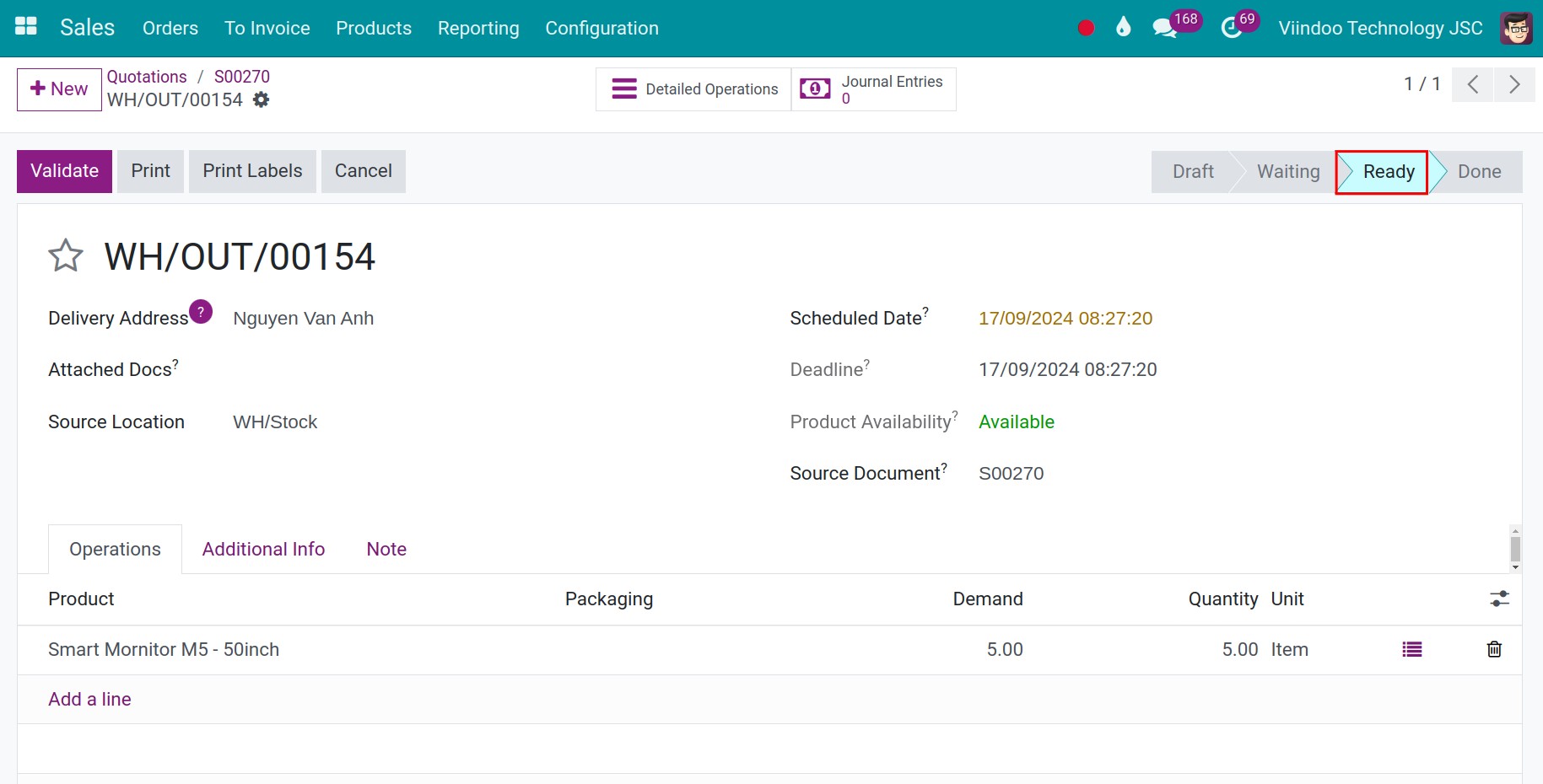 Receipt slip confirmation