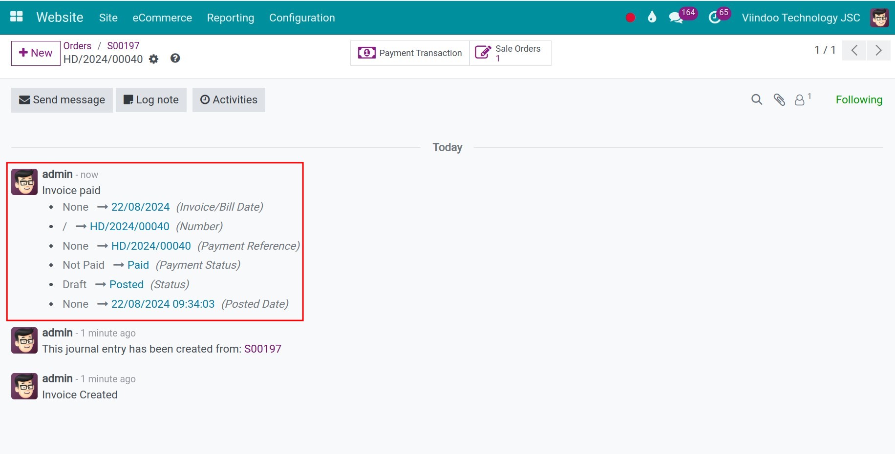 Complete invoices according to delivered quantity