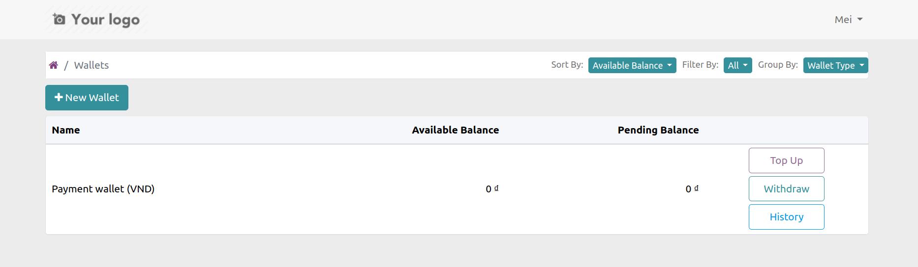 Viindoo e-wallet