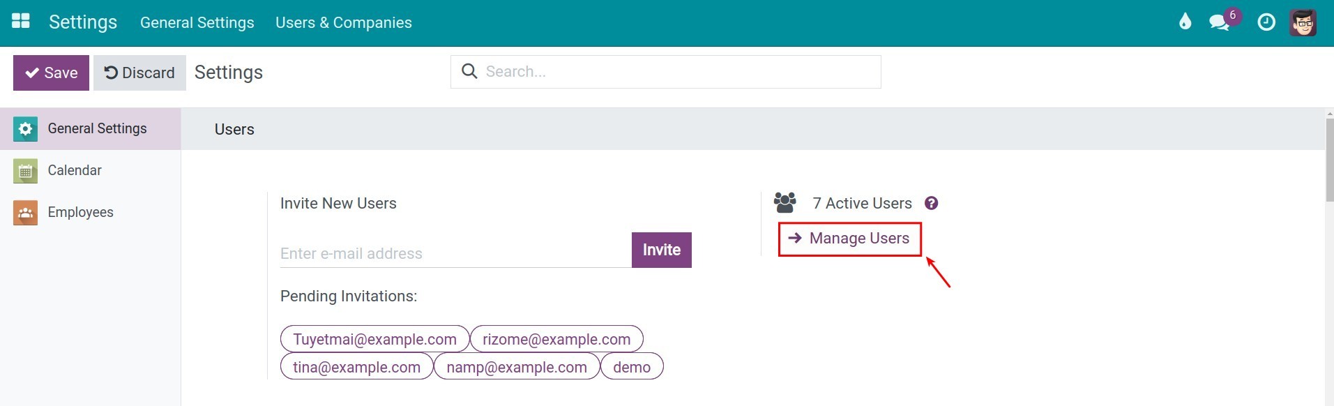 Manage Users