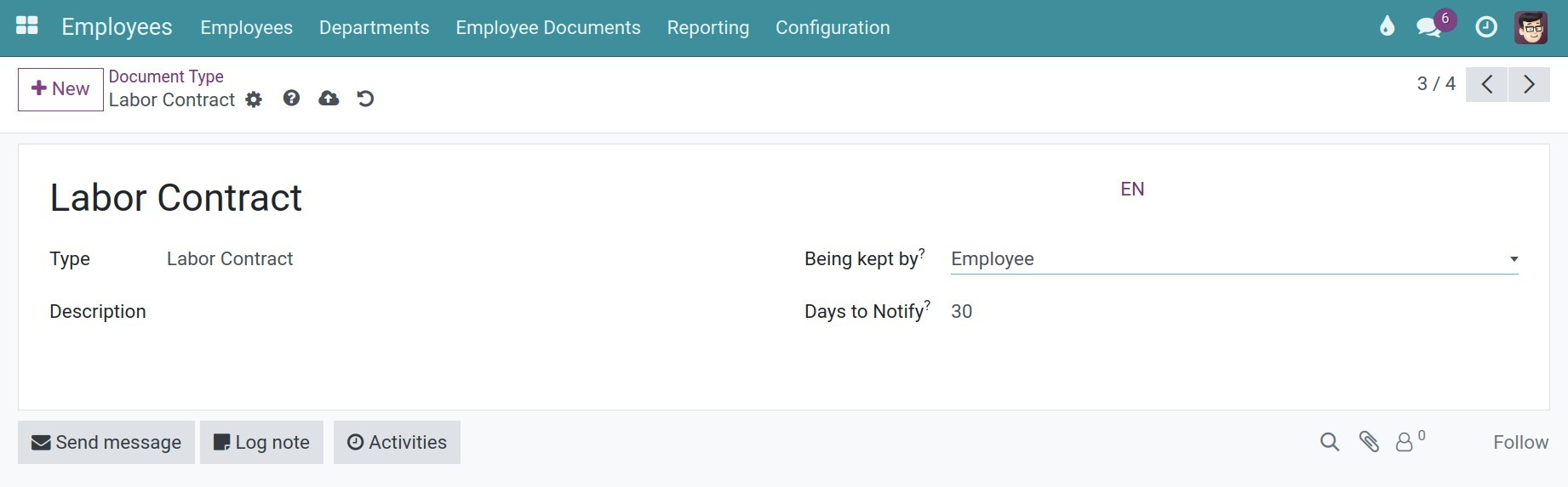 Employee Document keeper Partner - Viindoo.