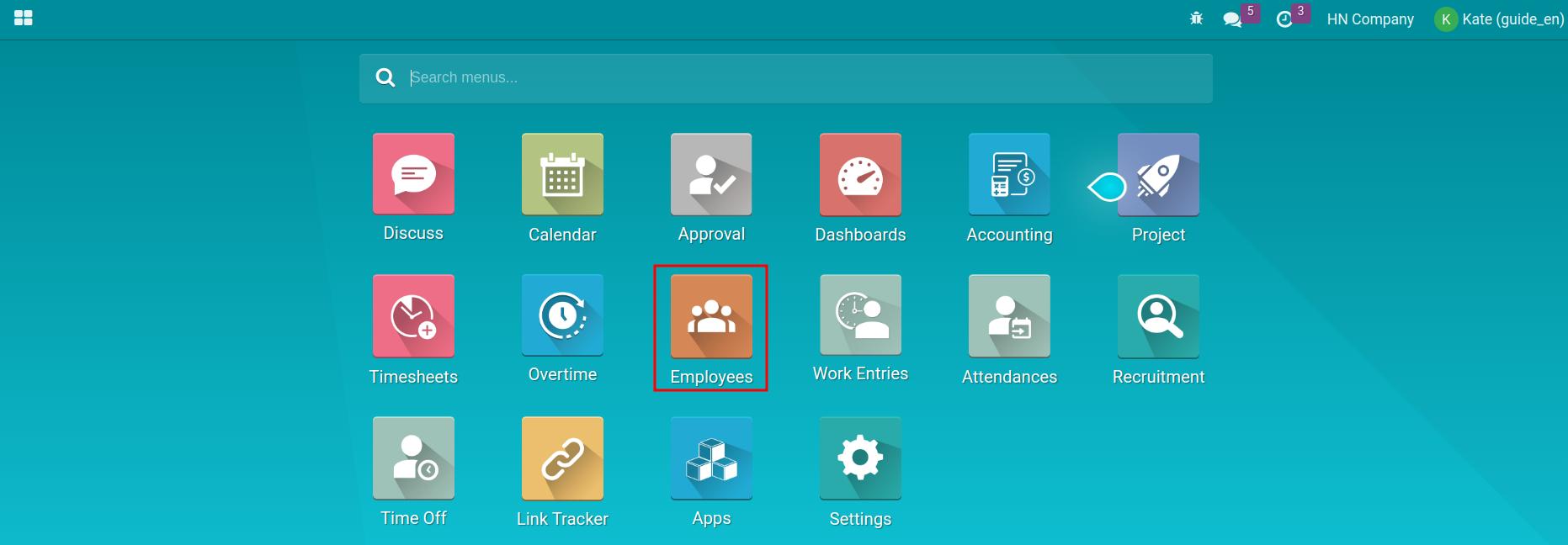 Viindoo Employees Module