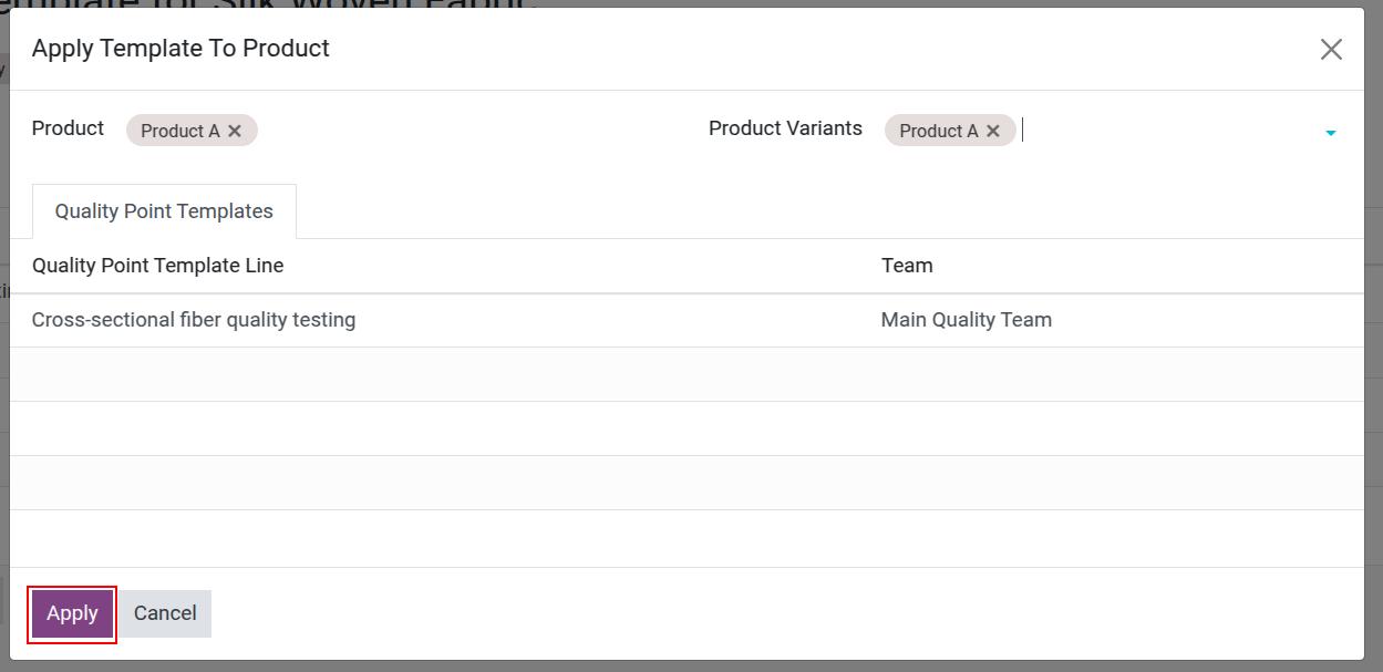 Select product