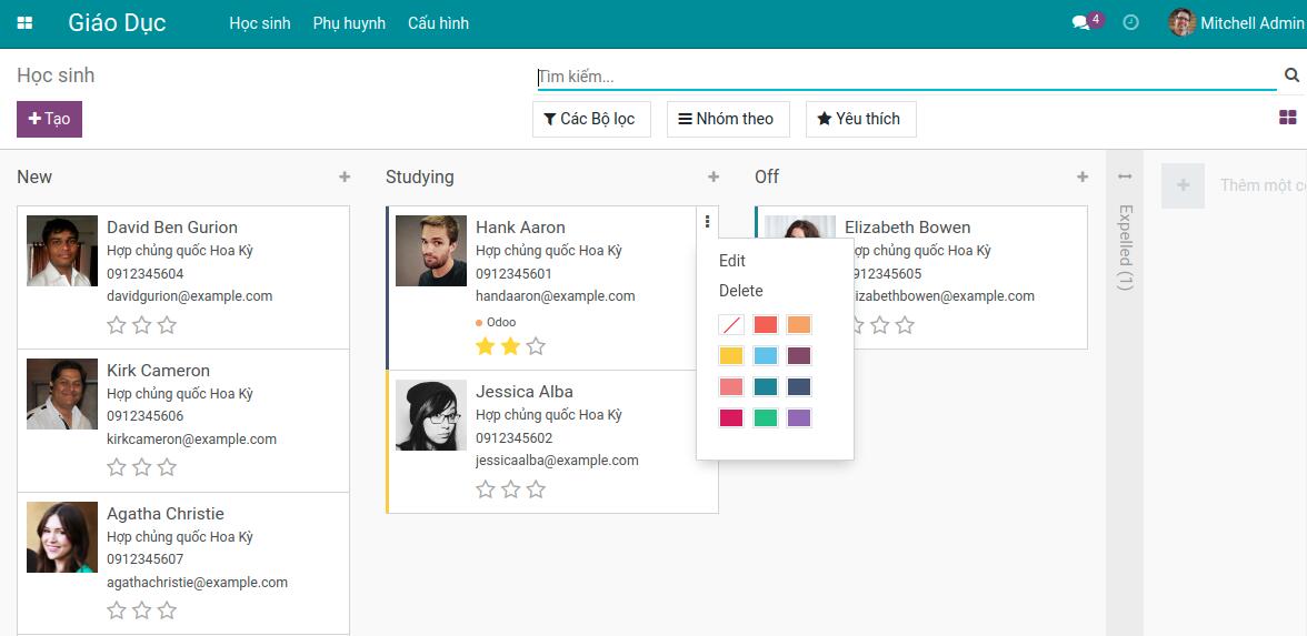 Kanban và các tùy chọn mới