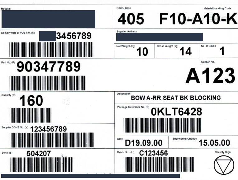Lots and serial numbers in inventory management