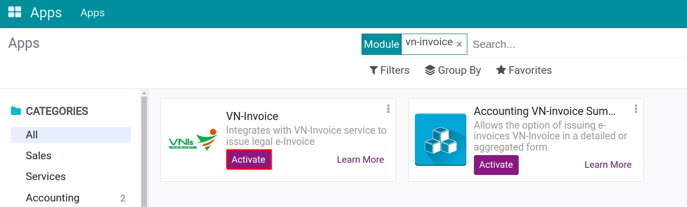 VN-Invoice module