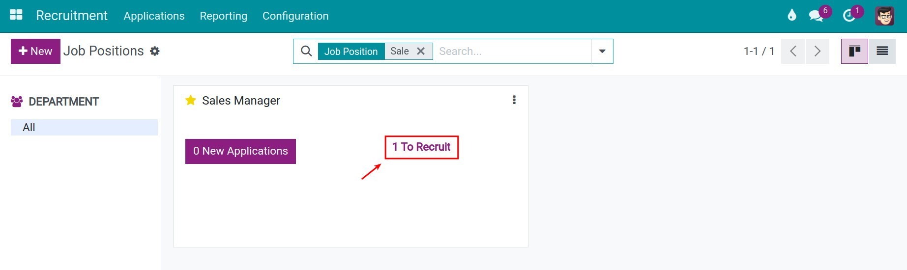 Create Job Position on Viindoo's view