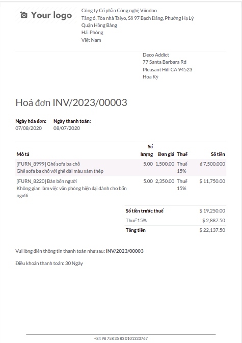 Mẫu báo cáo sử dụng bố cục sọc