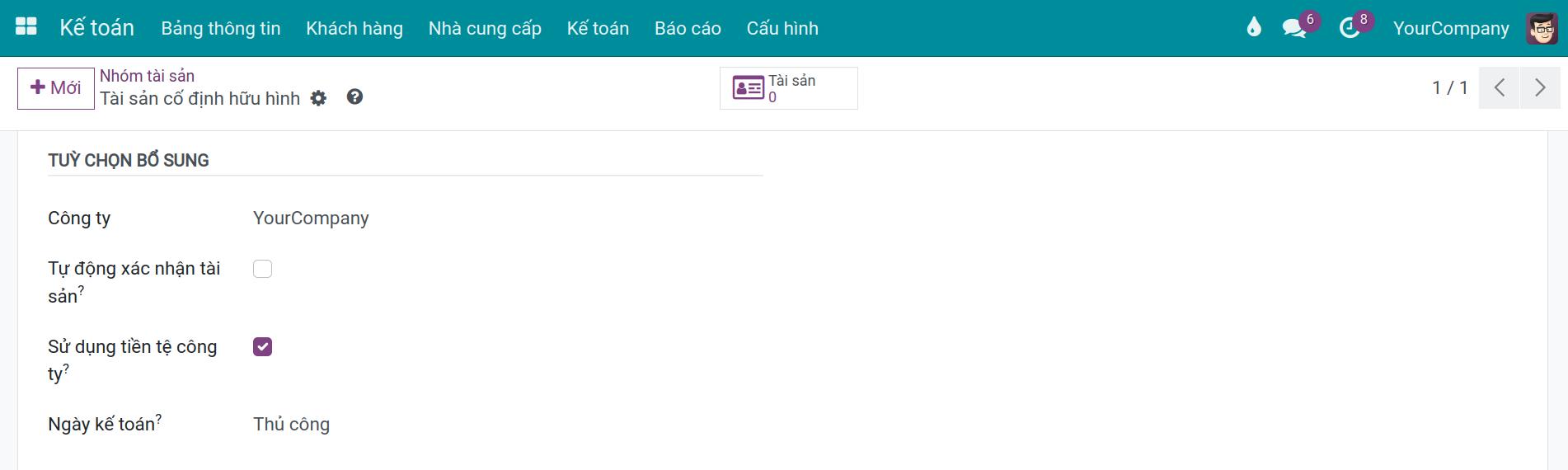 Tùy chọn bổ sung