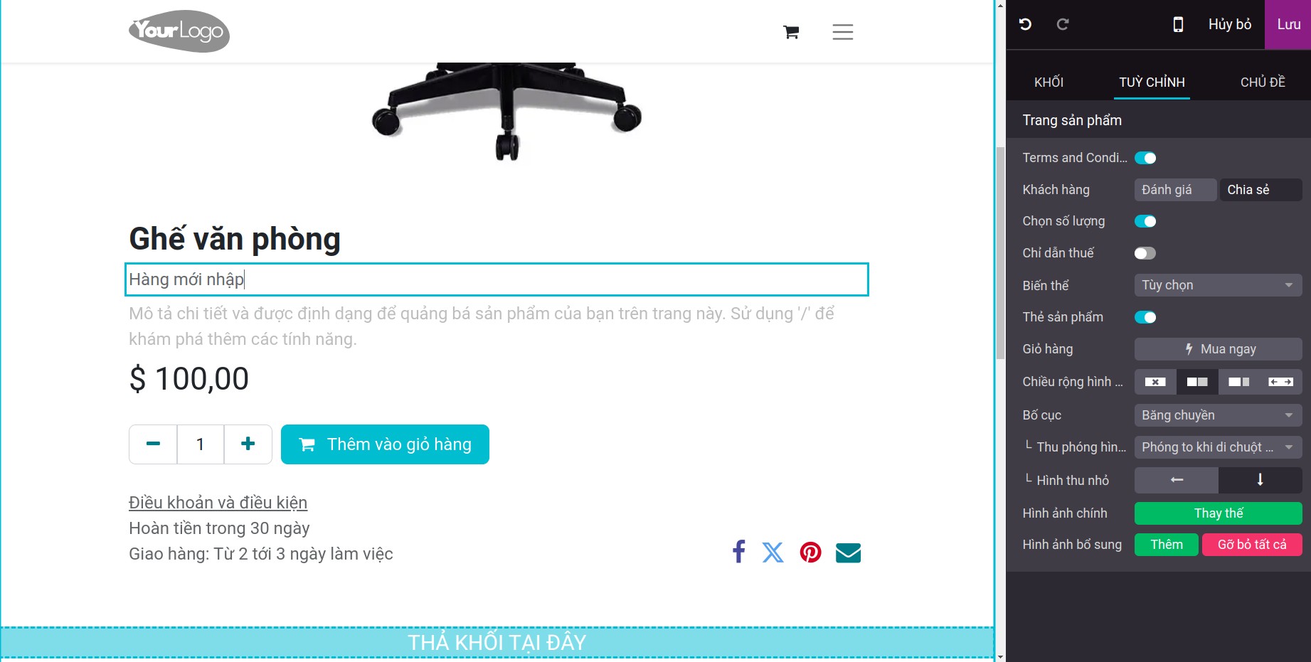 Mô tả sản phẩm.