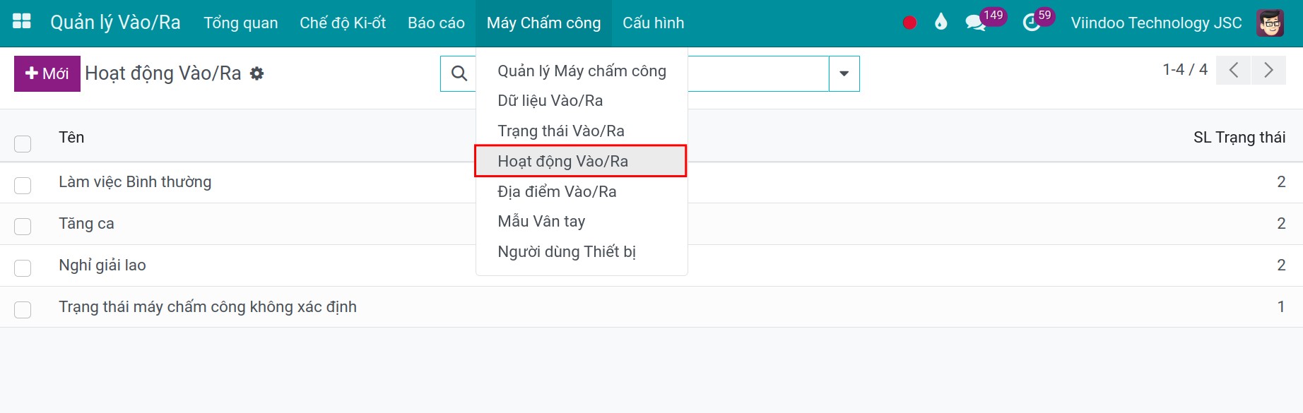 Save Attendance Status