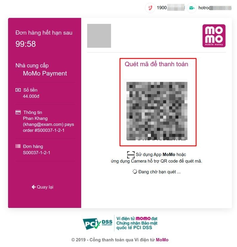 Quét mã QR code Viindoo