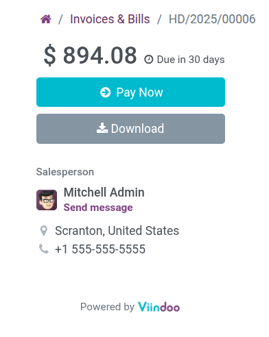 Online Payment with Viindoo Invoicing Online Payment with Viindoo Invoicing