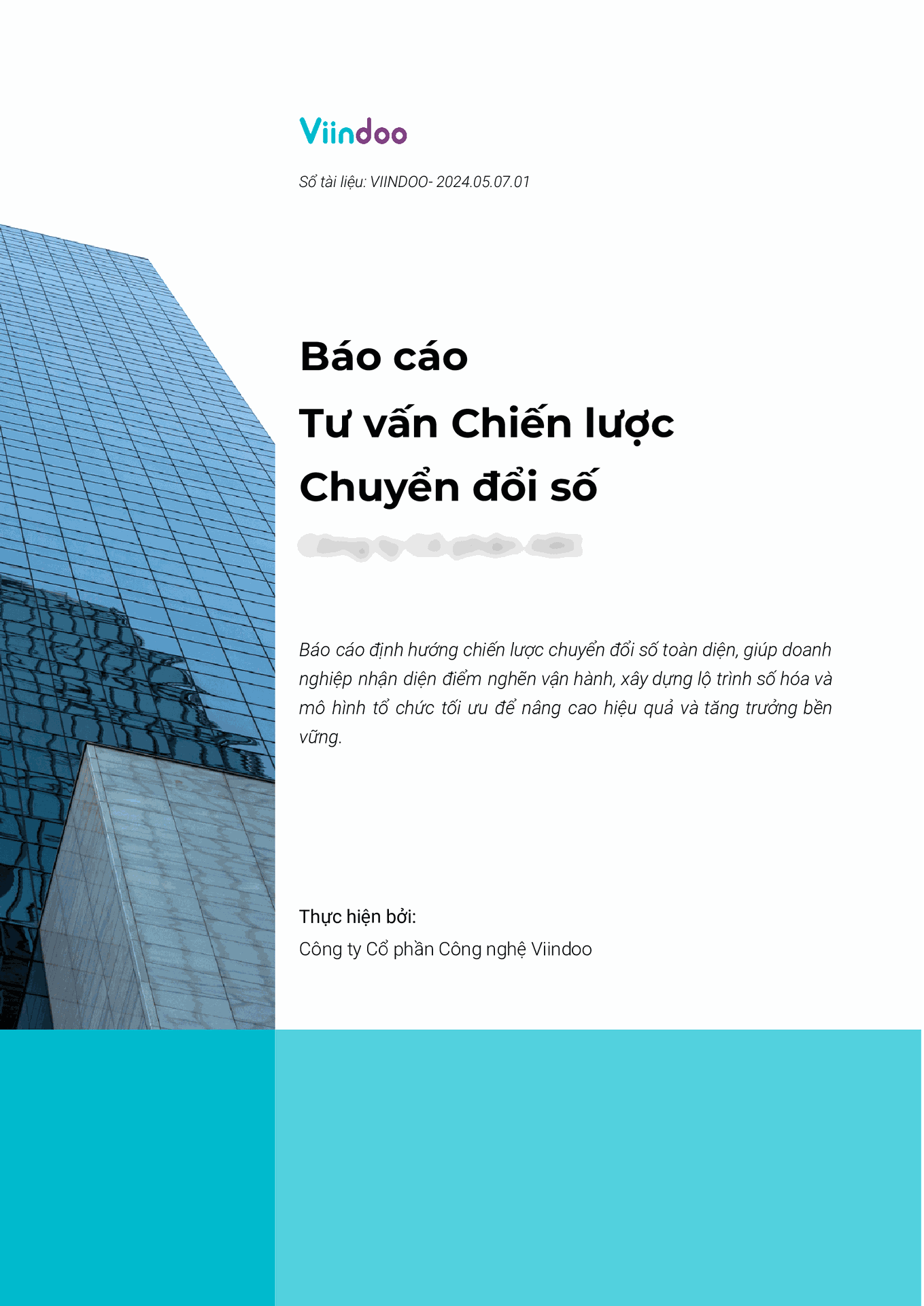 Báo cáo Tư vấn Chiến lược Chuyển đổi số Viindoo