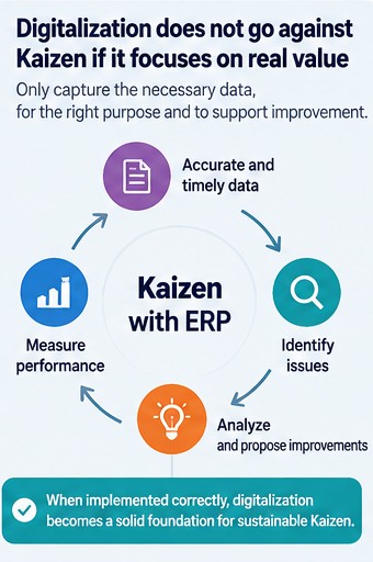 Data entry that supports Kaizen with ERP Data entry that supports Kaizen with ERP