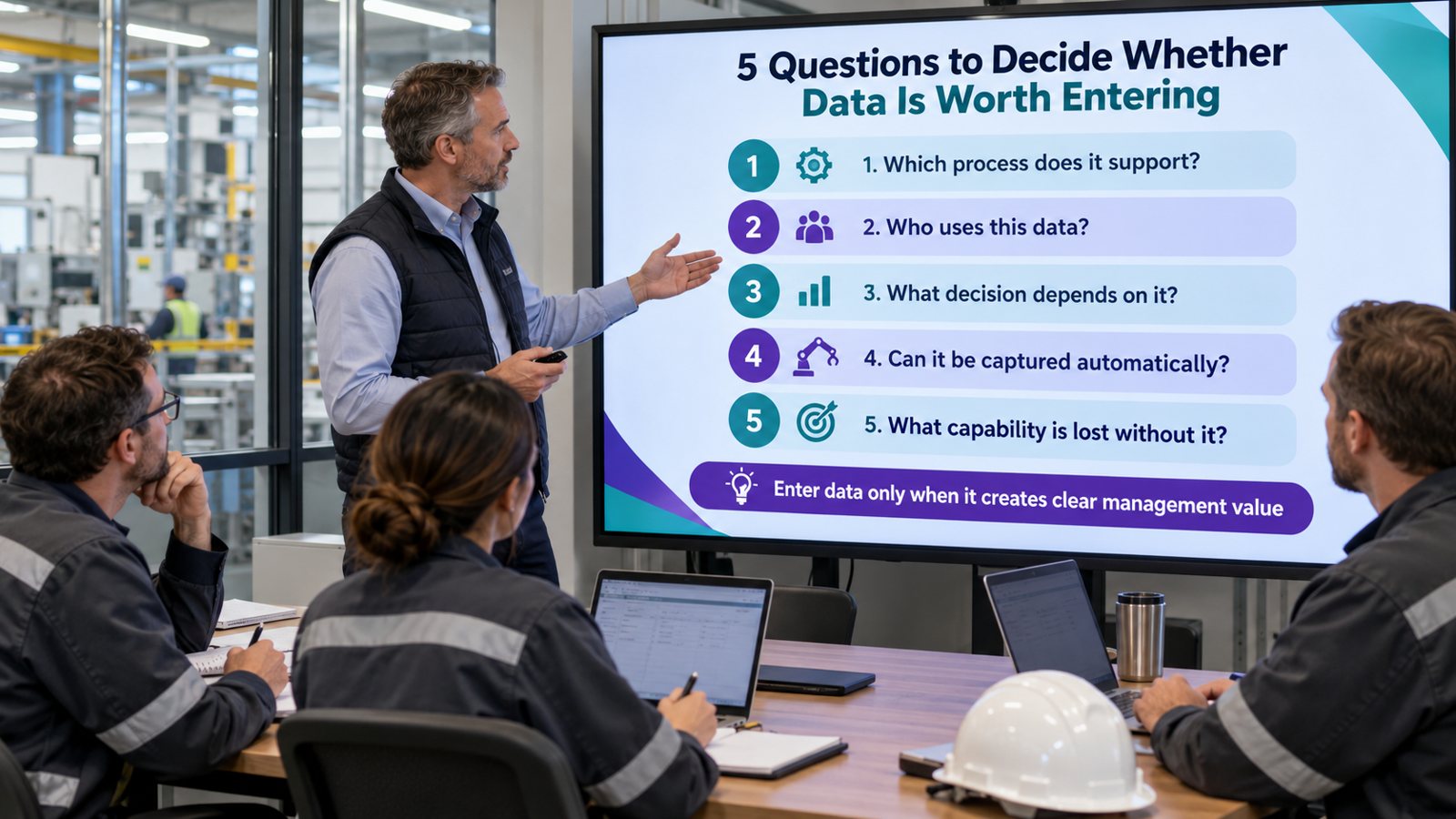 Five questions to judge the management value of data Five questions to judge the management value of data