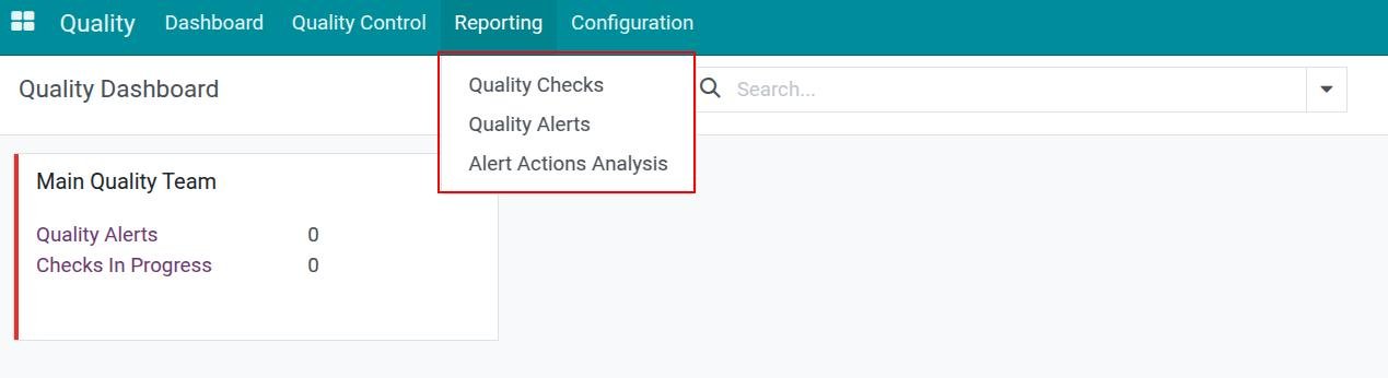 Quality reporting in Viindoo Quality reporting in Viindoo