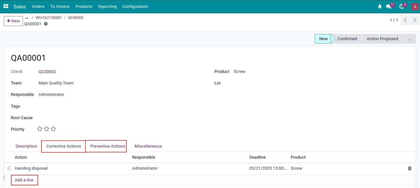Quality alert with root cause and corrective and preventive actions in Viindoo Quality alert with root cause and corrective and preventive actions in Viindoo