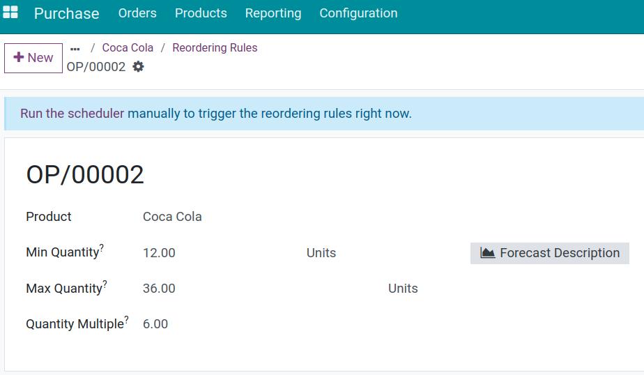 Reordering rule in Viindoo with minimum, maximum and multiple quantities Reordering rule in Viindoo with minimum, maximum and multiple quantities