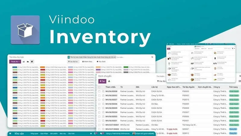 Quản lý hàng tồn kho Viindoo để quét mã vạch và hơn thế nữa